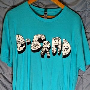 Teal Dbrad tee size L